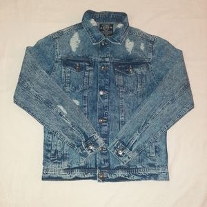 Buffalo David bitton distressed jeans jacket